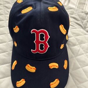 Boston Red Sox Navy Cap with Hot Dog Embroidery